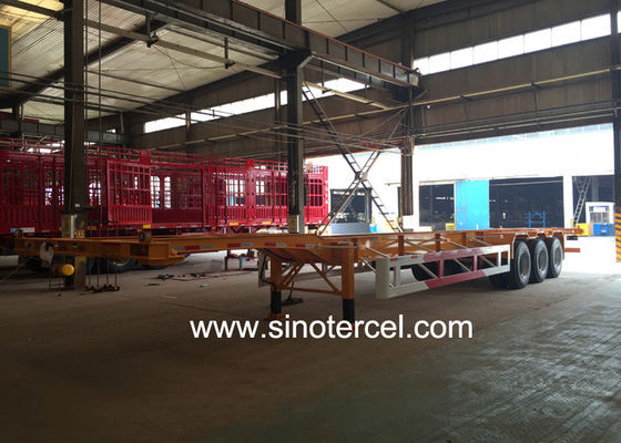 12Pcs Tyre 40 Ft Semi Trailer 7 Tons 2 Axle Semi Trailer