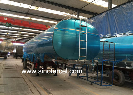 Semi Vac Trailer Fuel Tank Semi Trailer With Customized Logo