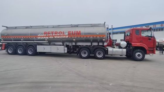 40CBM Petroleum Semi Tanker Trailer 3 Axles 7 Compartment