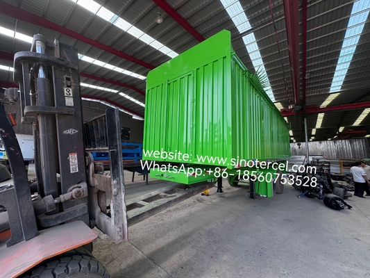 60 Ton Enclosed Box Semi Trailer with High-Strength Steel Body
