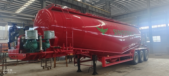 Bulk Cement Semi Trailer with 3 Axles and 45CBM Capacity