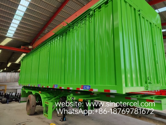Enclosed Heavy-Duty Cargo Semi-Trailer 30-50 Ton Capacity