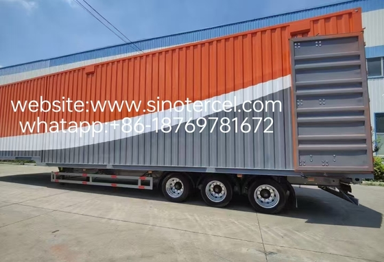 3-axle High-Strength Box Cargo Semi-trailer with Strong Load-Bearing Capacity