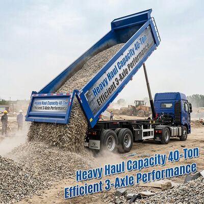 Unleashing Heavy Hauling Efficiency 40-Ton 3-Axle Semi-Trailer Trucks