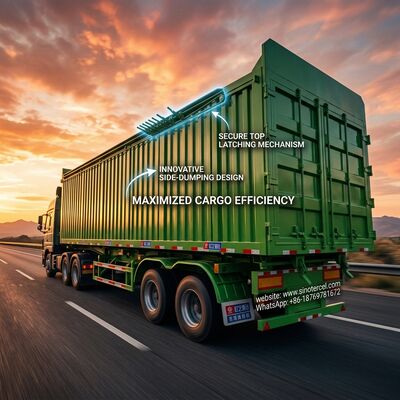 Enclosed Heavy-Duty Cargo Semi-Trailer 30-50 Ton Capacity