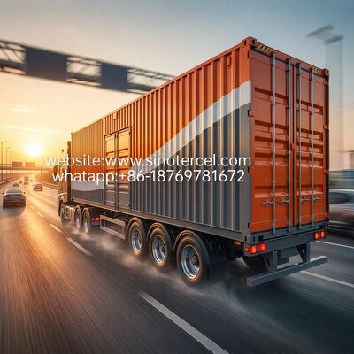 3-axle High-Strength Box Cargo Semi-trailer with Strong Load-Bearing Capacity
