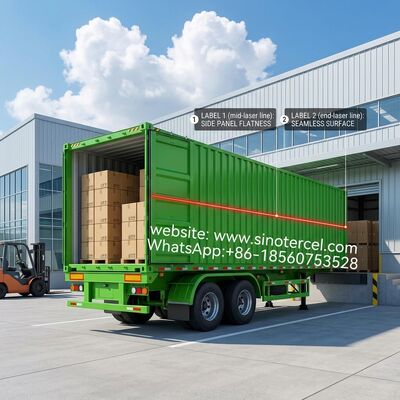 60 Ton Enclosed Box Semi Trailer with High-Strength Steel Body