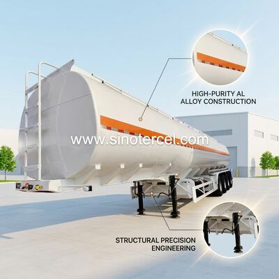 30CBM Fuel Tank Semi Trailer With Q235 Carbon Steel Material