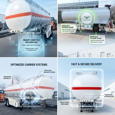 30000L-60000L Semi Tanker Trailer Lpg Semi Trailer 3axles/4 axles