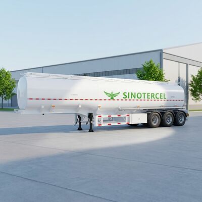 3 Axle Fuel Tank Semi Trailer 30-60CBM Capacity