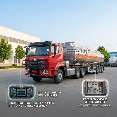 40CBM Petroleum Semi Tanker Trailer 3 Axles 7 Compartment
