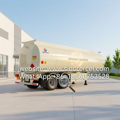 30000L-60000L Lpg Semi Tanker Trailer 3 Axles Customized