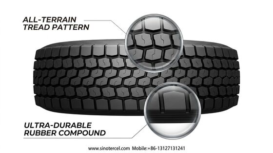 12R22.5 Tubeless Trailer Tires for Trucks and Buses