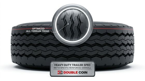 Heavy Duty Trailer Tires 11R22.5 12R22.5 Radial Tubeless