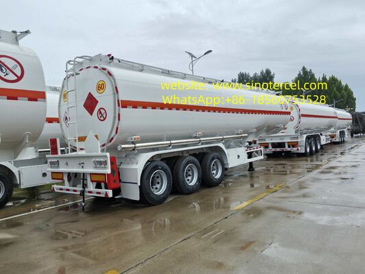 Semi Tanker Trailer Pentane Semi Trailer 3 axles 30CBM -60CBM Material can be customized