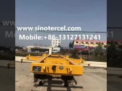 Skeletal Type Container Semi Trailer 60T 40 Ft Flatbed Semi Trailer