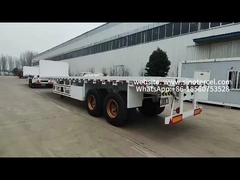 Superlink Trailers Double trailer，can carry three 20ft containers, or one 20ft container and one 40f