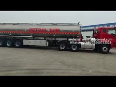 40CBM petroleum tanker Semi Tanker Trailer 3 axles 7-compartment