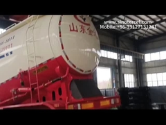 50000L Bulk Cement Semi Trailer Weichai Engine Cement Tanker Trailer