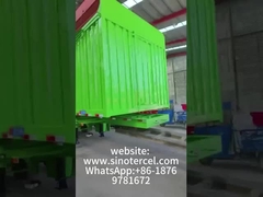 Enclosed Heavy-Duty Cargo Carrier Semi-Trailer
