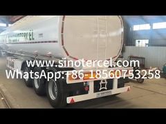 40 60m3 Tank Capacity Semi Trailer Tanker with 8.0 Rim 12pcs